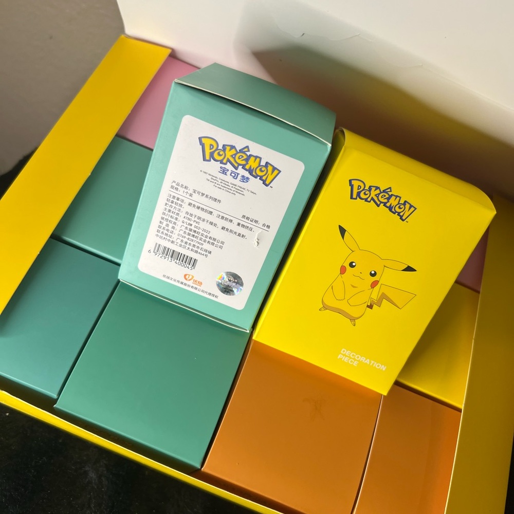 Pokémon Figures 12 pack Authentic  3.9” Tall Full case